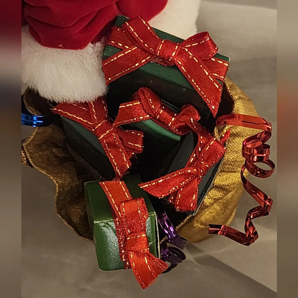 KSA Kurt Adler "Santa's Wishes" 2000 Bag of Wishes Fabriche Collectible Santa - Picture 11 of 15